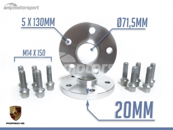 ESPAÇADORES DE 20MM PARA PORSCHE