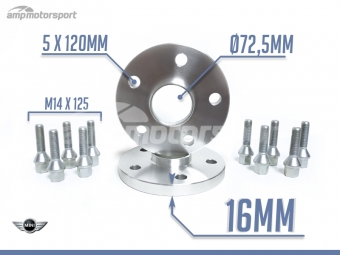 ESPAÇADORES DE 16MM PARA MINI