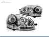 FAROIS DIANTEIROS ANGEL EYE CCFL PARA VOLKSWAGEN GOLF / VARIANT / JETTA MK5