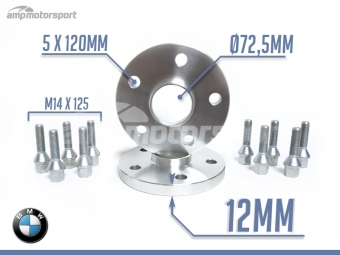 ESPAÇADORES DE 12MM PARA BMW SERIE 5 / BMW SERIE 7