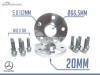 SEPARADORES DE 20MM PARA MERCEDES CLASE A