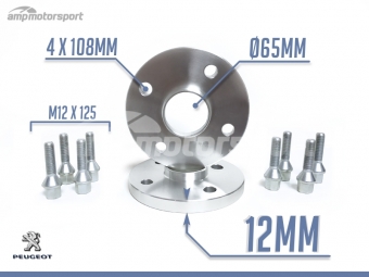 ESPAÇADORES DE 12MM PARA PEUGEOT