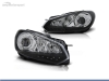 FAROIS DIANTEIROS LUZ DIURNA LED REAL DRL PARA VOLKSWAGEN GOLF MK6