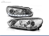 FAROIS DIANTEIROS LUZ DIURNA LED REAL DRL PARA VOLKSWAGEN GOLF MK6