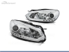 FAROS DELANTEROS LUZ DIURNA LED REAL + TUBE LIGHT PARA VOLKSWAGEN GOLF MK6