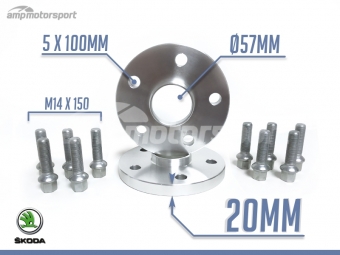 ESPAÇADORES DE 20MM PARA SKODA OCTAVIA