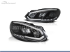 FAROS DELANTEROS LUZ DIURNA LED REAL + TUBE LIGHT PARA VOLKSWAGEN GOLF MK6