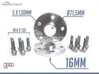 ESPAÇADORES DE 16MM PARA AUDI Q7