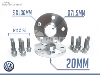 ESPAÇADORES DE 20MM PARA VW TOUAREG