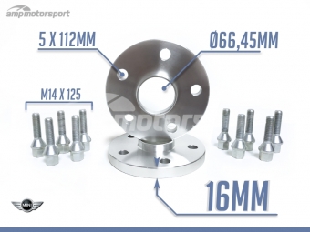 ESPAÇADORES DE 16MM PARA MINI F56