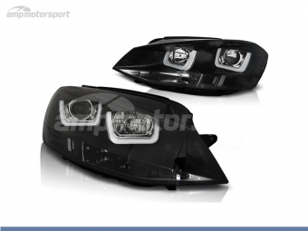 FAROIS DIANTEIROS LUZ DIURNA U TYPE PARA VOLKSWAGEN GOLF MK7