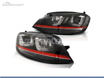 FAROS DELANTEROS LUZ DIURNA U TYPE PARA VOLKSWAGEN GOLF MK7