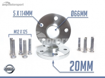 ESPAÇADORES DE 20MM PARA NISSAN QASHQAI