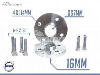 ESPAÇADORES DE 16MM PARA VOLVO S40