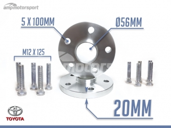 ESPAÇADORES DE 20MM PARA TOYOTA GT86