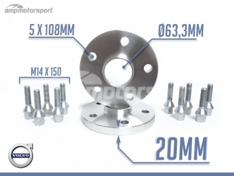 ESPAÇADORES DE 20MM PARA VOLVO XC60