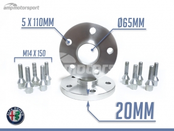 SEPARADORES DE 20MM PARA ALFA 159 TIPO 939