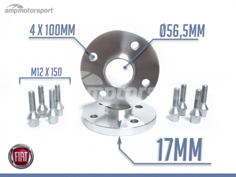 ESPAÇADORES DE 17MM PARA FIAT PUNTO TIPO 199