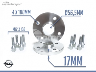 ESPAÇADORES DE 17MM PARA OPEL