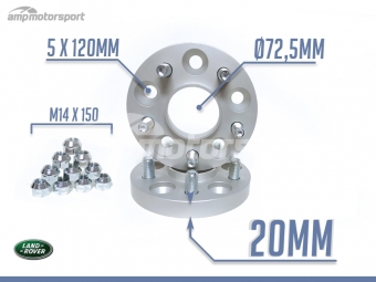 SEPARADORES DE 20MM PARA LAND ROVER