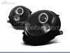 FAROS DELANTEROS OJOS DE ANGEL PARA MINI COOPER R56/R57 NEGROS 2006-2014