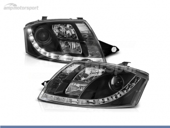 FAROS DELANTEROS LUZ DIURNA LED REAL DRL PARA AUDI TT 8N