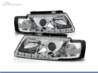 FAROIS DIANTEIROS LUZ DIURNA LED PARA VOLKSWAGEN PASSAT 3B