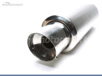 PANELA DE ESCAPE UNIVERSAL SAÍDA REDONDA INCLINADA 100MM