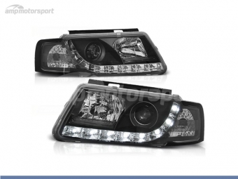 FAROS DELANTEROS LUZ DIURNA LED REAL DRL PARA VOLKSWAGEN PASSAT 3B