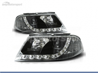 FAROIS DIANTEIROS LUZ DIURNA LED PARA VOLKSWAGEN PASSAT 3BG