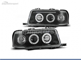 FAROS DELANTEROS OJOS DE ANGEL PARA AUDI 80