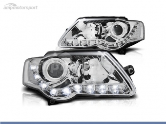 FAROS DELANTEROS LUZ DIURNA LED PARA VOLKSWAGEN PASSAT 3C